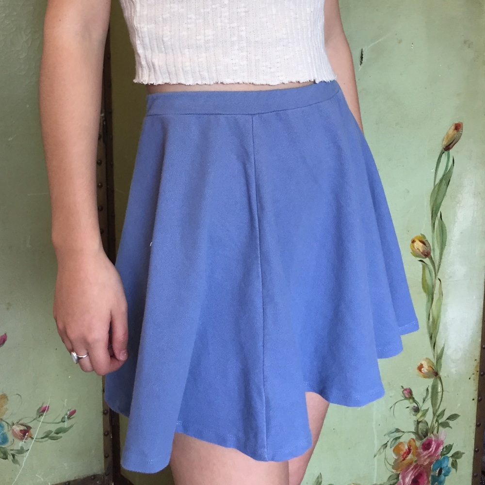 Blue circle skirt